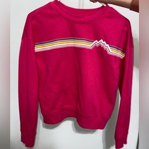 Hot Pink Cropped Crewneck